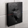 Hansgrohe ShowerSelect Comfort Q Termostat Ankastre 2 Çıkış Satin Siyah