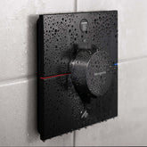 Hansgrohe ShowerSelect Comfort Q Termostat Ankastre 2 Çıkış Satin Siyah