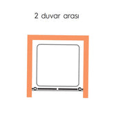 Hüppe X0 İki Duvar Arası Duşakabin