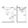 Isvea Soluzione 45 cm Tezgah Altı Lavabo