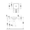 Duravit Happy D.2 Plus Tezgah Üstü Lavabo 40 cm