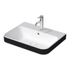 Duravit Happy D.2 Tezgah Üstü Lavabo 60x46 cm Antrasit-Beyaz
