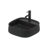 Duravit Zencha Batarya Banklı Çanak Lavabo 42 cm Mat Antrasit