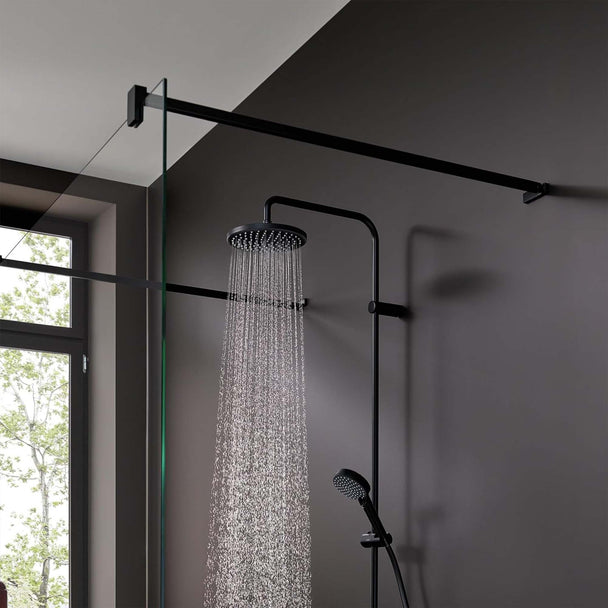 Hansgrohe Vernis Blend 200 Reno Duş Kolonu  Ecosmart Satin Siyah