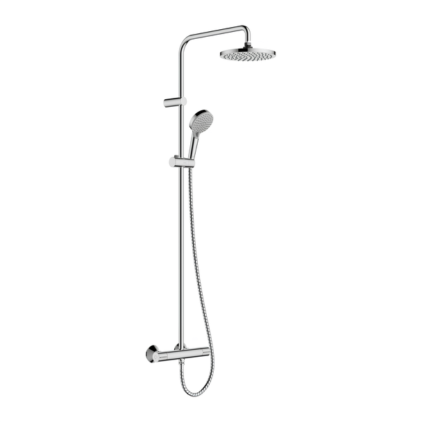 Hansgrohe Vernis Blend 200 1jet Duş Kolonu Termostat ile Krom Renk
