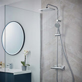 Hansgrohe Vernis Shape 230 1jet Krom Duş Kolonu Termostat ile