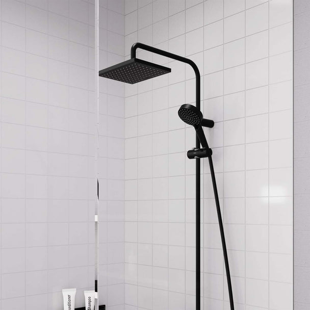 Hansgrohe Vernis Shape 230 Reno Duş Kolonu  Ecosmart Satin Siyah