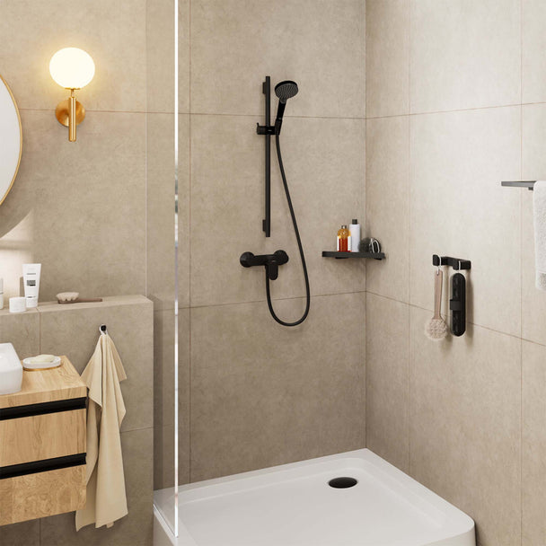 Hansgrohe Vernis Blend Sürgülü Duş Seti 0.65 m Satin Siyah