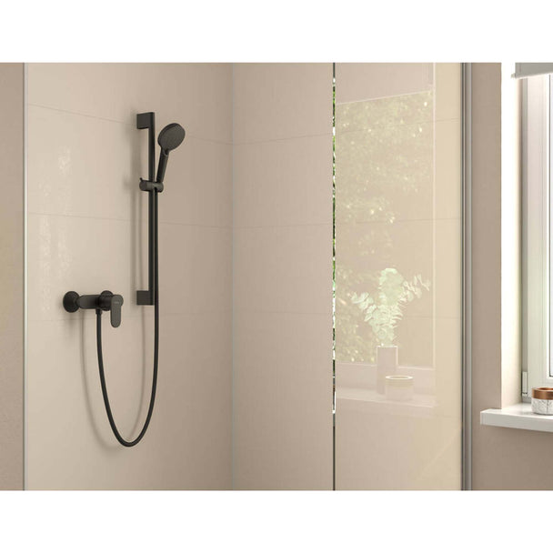 Hansgrohe Vernis Blend Sürgülü Duş Seti 0.65 m Satin Siyah