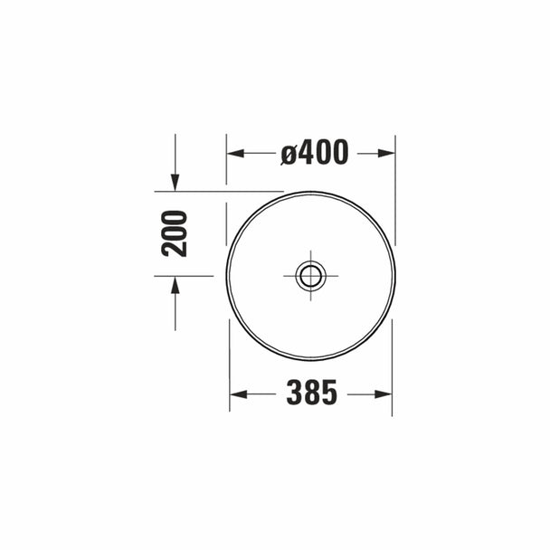 Duravit Sivida DuroCast Çanak Lavabo 40 Cm Mat Beyaz