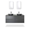 Duravit Sivida DuroCast Çanak Lavabo 40 Cm Mat Beyaz-Mat Gri