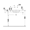 Duravit Sivida DuroCast Çanak Lavabo 40 Cm Beyaz Yeşil