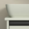 Duravit Sivida DuroCast Kare Çanak Lavabo 40 Cm Beyaz Yeşil