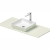 Duravit Sivida DuroCast Kare Çanak Lavabo 40 Cm Beyaz Yeşil