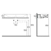 Isvea SistemaZ 70 cm Lavabo