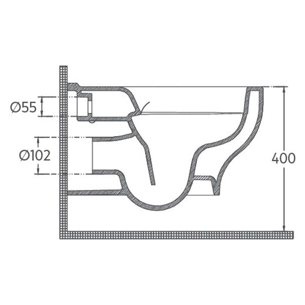 Compact Rimless Asma Klozet