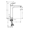 Hansgrohe Focus Lavabo Bataryası 230 Sifon Kumandalı
