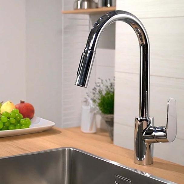Hansgrohe Focus Eviye Bataryası 240 Spiralli 2 jet