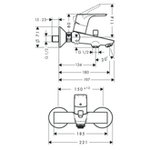 Hansgrohe Focus Banyo Bataryası