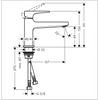 Hansgrohe Metropol Lavabo Bataryası 110 Çubuk Volanlı
