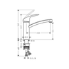 Hansgrohe Focus Eviye Bataryası 160
