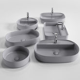 Isvea Infinity Stone Grey Tezgah Üzeri Lavabo 55 cm