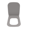 Isvea Z80 Duroplast Stone Grey Yavaş Kapanan Klozet Kapağı
