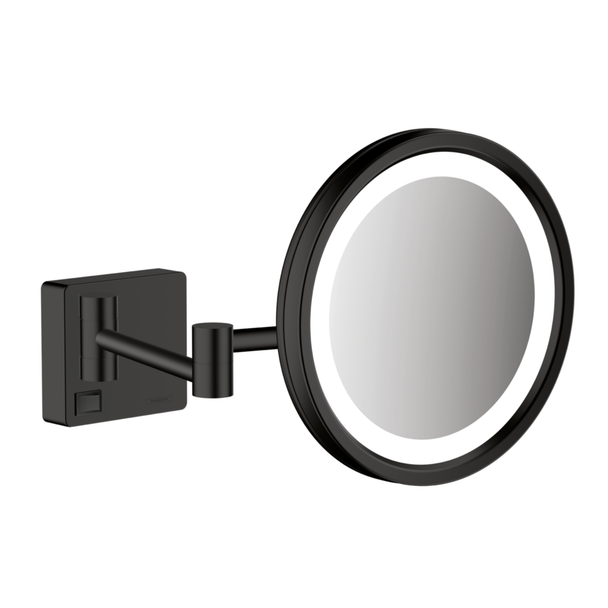 Hansgrohe AddStoris Işıklı Makyaj Aynası Satin Siyah