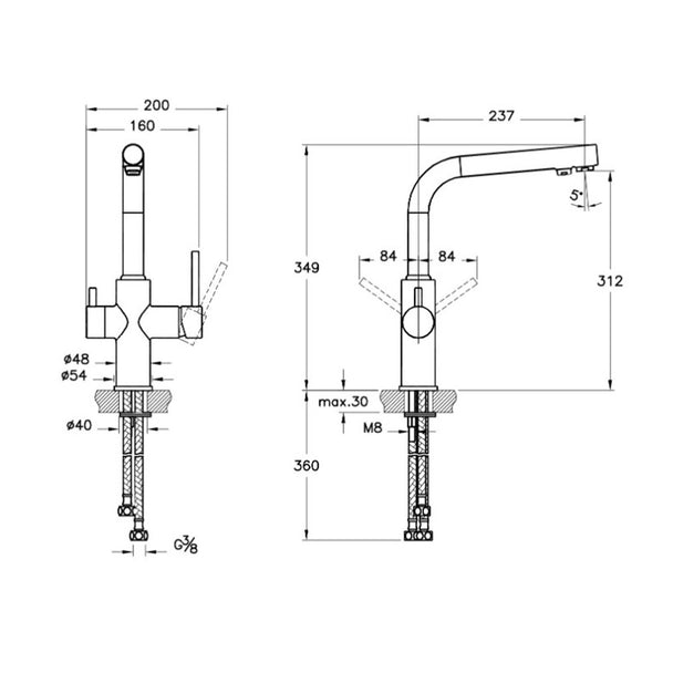 Artema Split Dual-Flow Eviye Bataryası