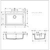 Hansgrohe S51 S510-F660 Ankastre Granit Eviye