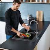 Hansgrohe S510-F635 Ankastre Granit Eviye 180/450 Taş Grisi