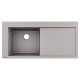Hansgrohe S514-F450 Ankastre Granit Eviye 450 Sağ Damlalık Beton Grisi