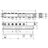Hansgrohe Termostatik ShowerTablet İç Set 4 Çıkış