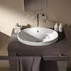 Geberit VariForm Tezgah Üstü Lavabo Oval 55 cm