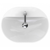 Geberit VariForm Batarya Delikli Tezgah Üstü Lavabo Eliptik 60 cm
