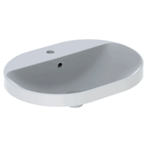 Geberit VariForm Batarya Delikli Tezgah Üstü Lavabo Eliptik 60 cm