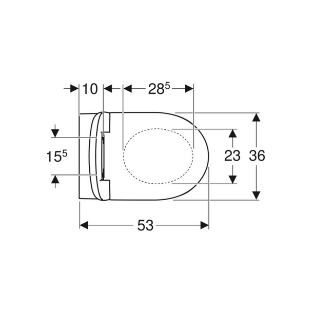 Geberit Selnova Premium Rimfree Asma Klozet ve Kapak Seti