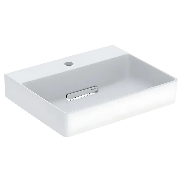 Geberit One Çanak Lavabo Yatay Çıkış 50 x 40 cm Batarya Delikli