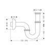Hansgrohe Lavabo Sifonu S