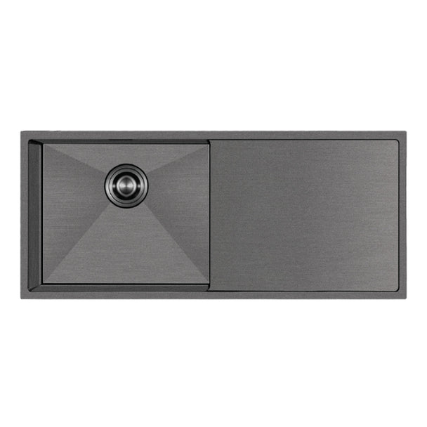 Crauf Via Bella 80 x 45 Cm Tezgah Altı Sağ/Sol Damlalıklı Eviye
