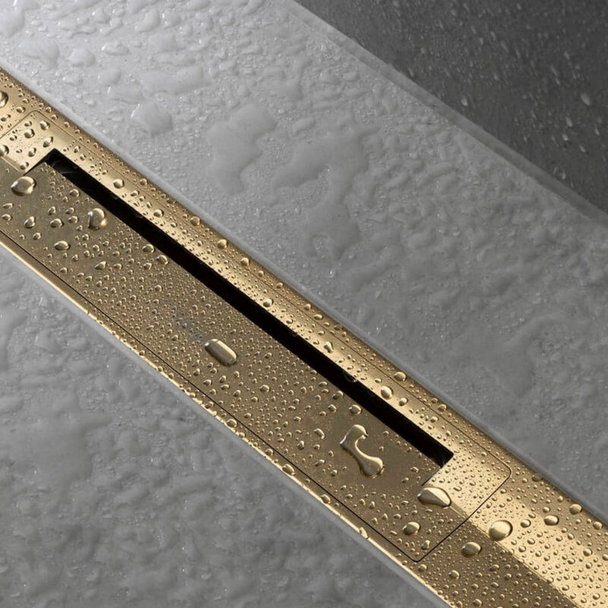 Hansgrohe RainDrain Flex Duş Kanalı 70 cm Kesilebilir Bronz + İç Set