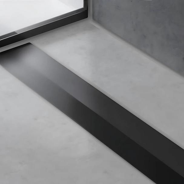 Hansgrohe RainDrain Flex Duş Kanalı 70 cm Kesilebilir Satin Siyah + İç Set