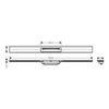 Hansgrohe RainDrain Flex Duş Kanalı 100 cm Kesilebilir Parlak Altın