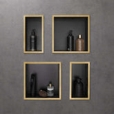 Hansgrohe XtraStoris Duvar Nişi 30x15x10  Satin Siyah/Mat Bronz