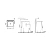 Vitra Metropole Monoblok Lavabo 50 cm Taşma Deliksiz