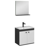 Ece City 60 Banyo Dolabı Seti antrasit