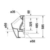 Duravit ME By Starck Rimless Pisuvar