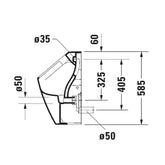 Duravit ME By Starck Rimless Pisuvar