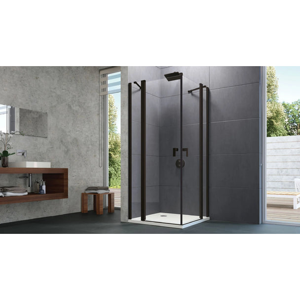Hüppe Design Pure SAK K DUAL T Şeffaf Cam Duşakabin