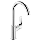 Hansgrohe Logis Tek Kollu Lavabo Bataryası 210 Sifon Kumandalı,Döner Gaga